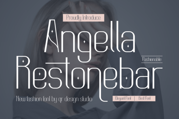 Angella Restonebar Font for Business Branding
