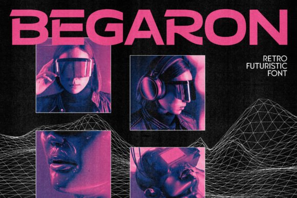 Begaron Font: Futuristic Display Type