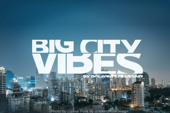 Big City Vibes Font Review
