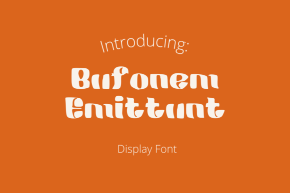 Bufonem Emittunt Font