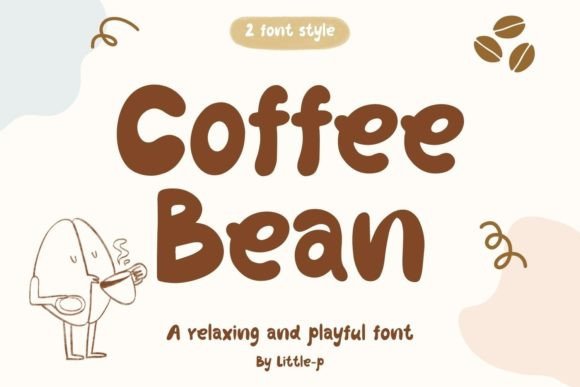 Coffee Bean Font: A Groovy Touch for Your Brand