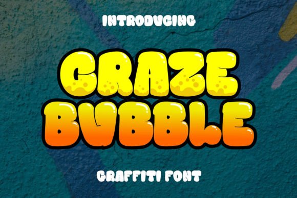 Craze Bubble Font for Bold Design