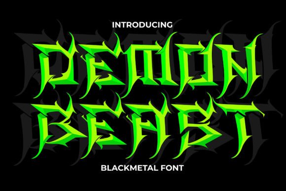 Demon Beast Font for Bold Campaigns