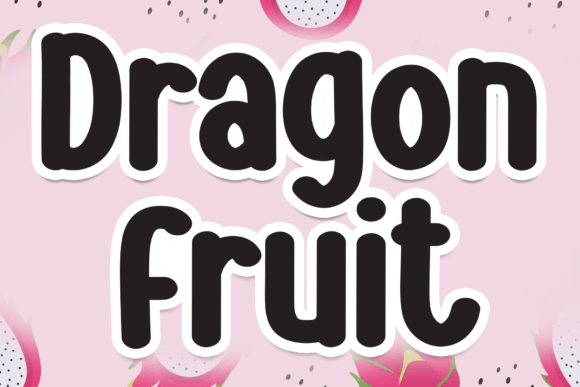 Dragon Fruit Font for Creative Campaigns
