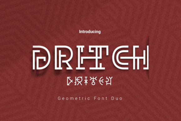 Dritch: A Mystical Display Font
