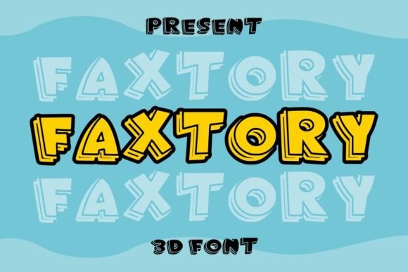 Faxtory Font for Business Branding