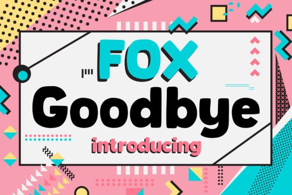 Fox Goodbye Font for Creative Projects