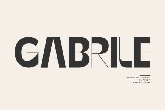 Gabrile: A Font That Elevates Your Brand