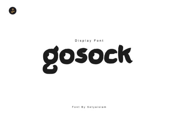 Gosock: A Display Font for Creative Campaigns