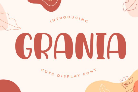 Grania: A Playful Display Font