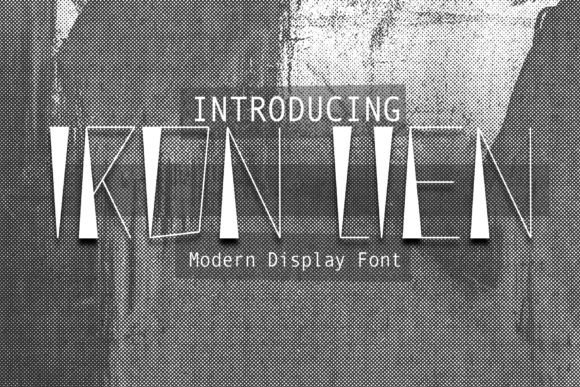 Iron Lien: A Bold Type for Editorial Design