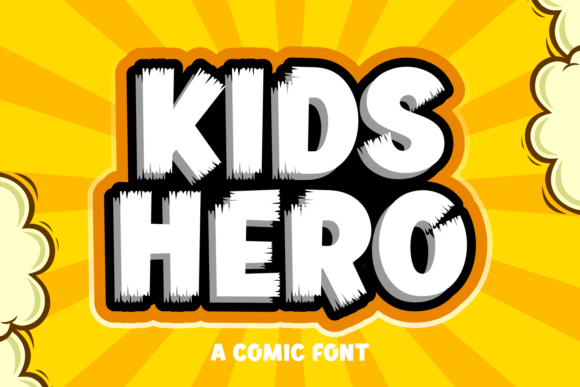 Kids Hero Font for Creative Web Design