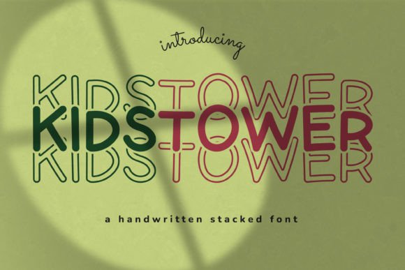 Kids Tower Font for Business Branding