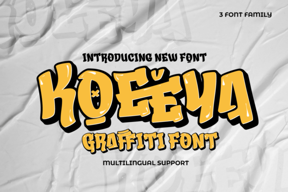 Koeeya: A Display Font for Bold Branding