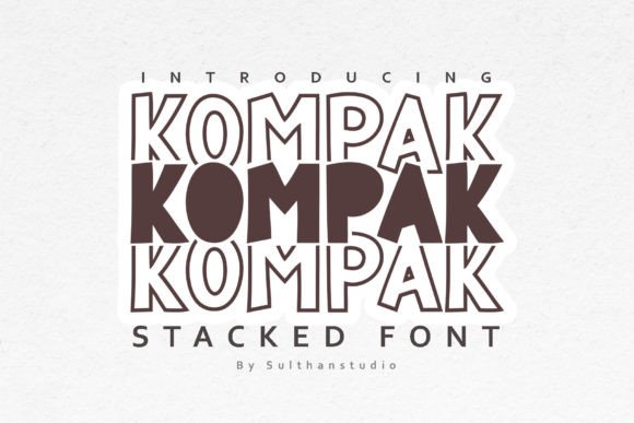 Kompak: A Fun Font for Business Branding