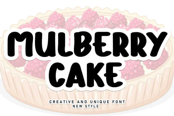 Mulberry Cake Font for Creative Brands