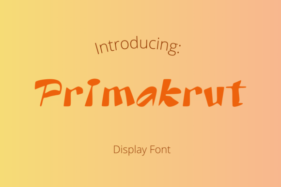Primabrut Font for Bold Branding