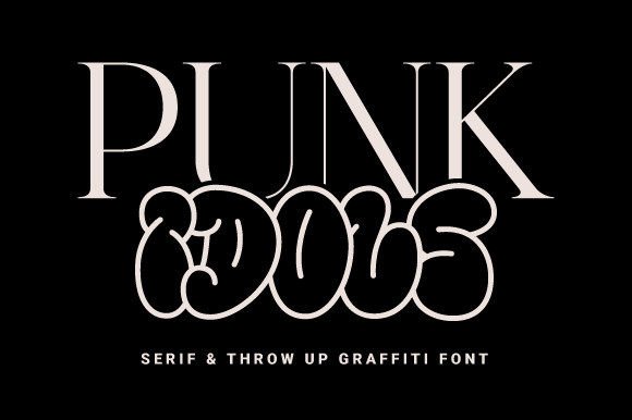 Punk Idols Font: Bold and Unapologetic