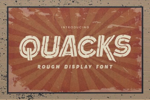 Quacks Font for Creative Projects