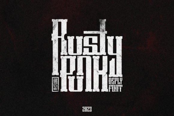 Rusty Punk Font for Web Design
