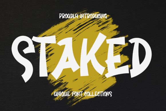 Staked Font for Web Design