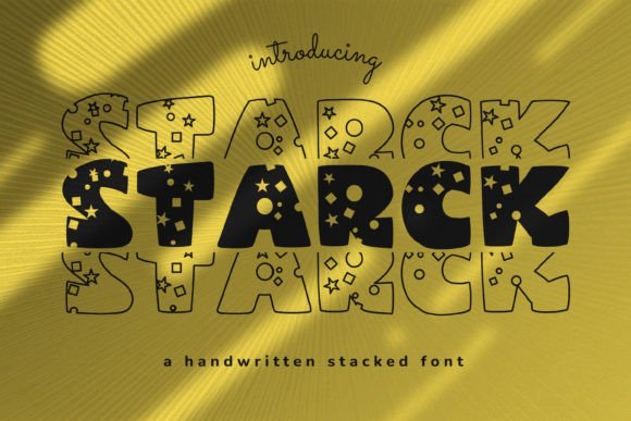 Starck: A Bold Font for Creative Projects