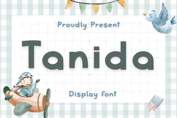 Tanida: A Bold Display Font