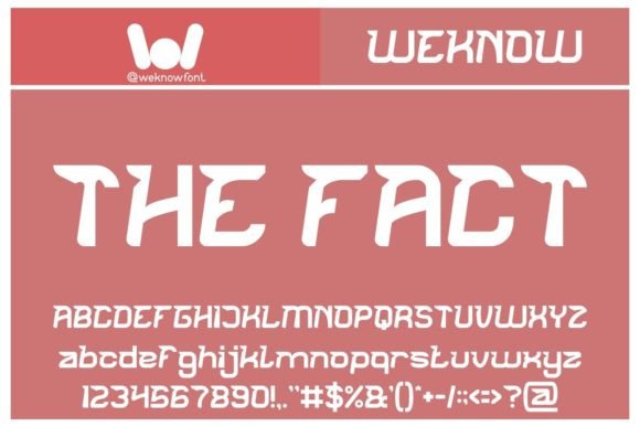 The Fact Font: A Stylish Touch for Creative Projects